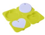Silicone Tablet Mould Mini (Circle, Heart) 4 balls (MC349)