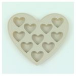 Silicone Soap Mould Small Heart 10 Balls (MC361) - Image 2