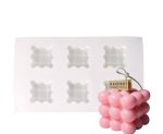 Silicone Soap Mould Cube 6 balls (MC344) - Image 2