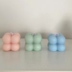 Silicone Soap Mould Round Mini Cube 3 Balls (MC368)