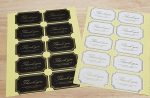 SY 490) Thank you Sticker 10 pcs  per Sheet (black & white) Choice 1 - Image 5