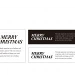 SY493-Merry Christmas Transparent Sticker Set of 3 *2EA