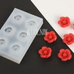 Handmade Soap Mould Mini Cherry Blossom 6 Balls (MH237)