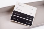 SY495-상자 마감 스티커 세로형 - Thank you -2장 - 이미지 2